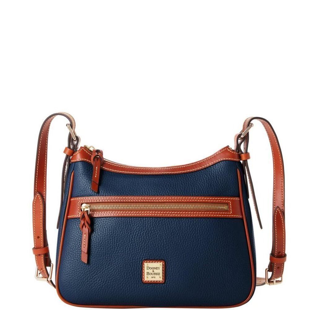 Dooney and Bourke PEBBLE GRAIN PRESLEY in Midnight Blue